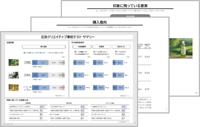 広告クリエイティブ事前テスト(A1)のサンプル画像